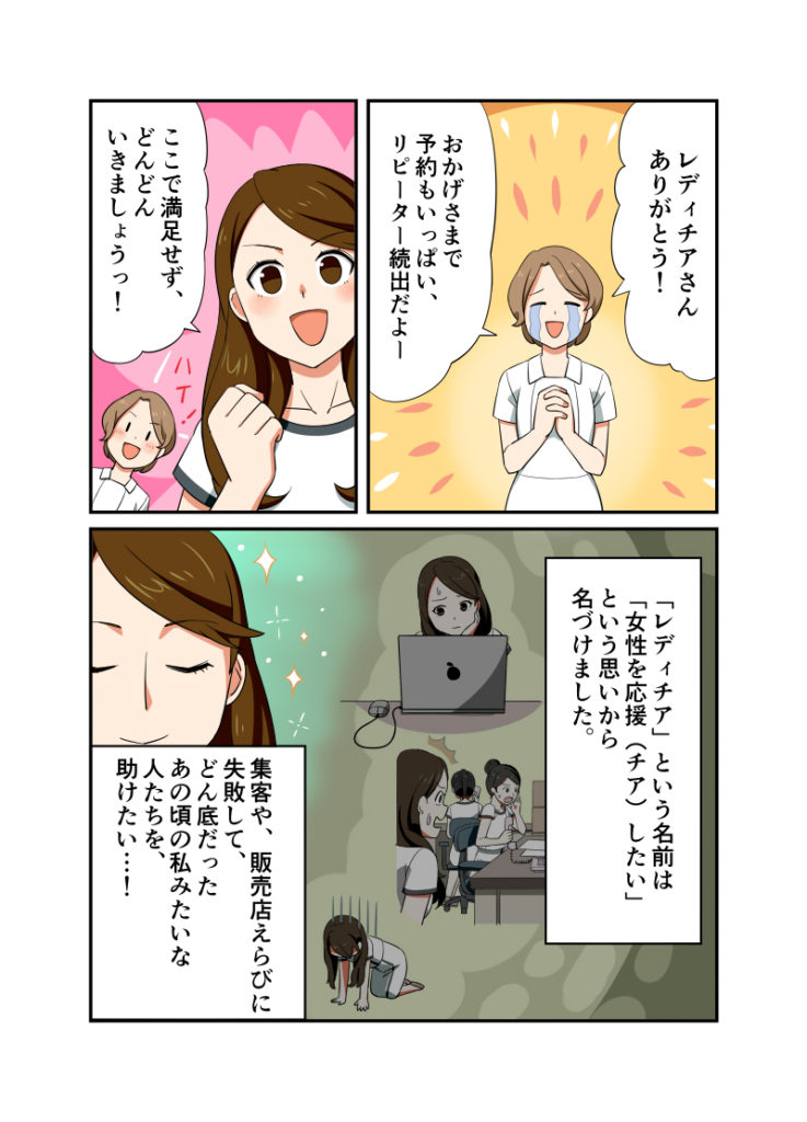 レディチア エステ機器 エステサロンコンサル プロフィールの画像