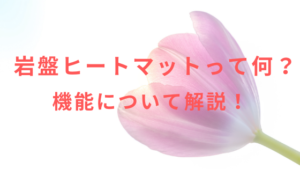 岩盤ヒートマットって何？機能について解説！