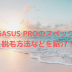 PEGASUS PROのスペックは？脱毛方法などを紹介！