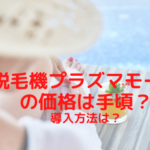 脱毛機プラズマモーラの価格は手頃？導入方法は？