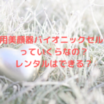業務用美顔器バイオニックセルサーⅡっていくらなの?レンタルはできる?