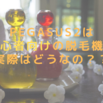 PEGASUS2は初心者向けの脱毛機？実際はどうなの？？