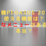 脱毛機PEGASUS 2019で使える機能は？豊富なメニューがあるって本当？