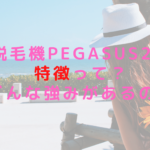 脱毛機PEGASUS2の特徴って？どんな強みがあるの？