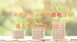 メディカーヴの価格は高い安い？導入方法の種類は？